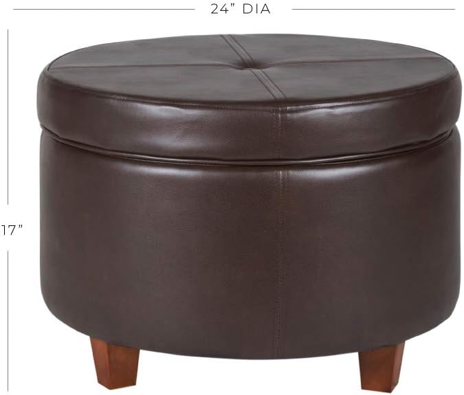 Brown Faux Leather