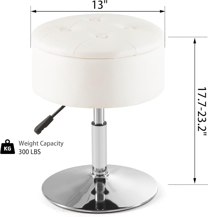 White With Storage