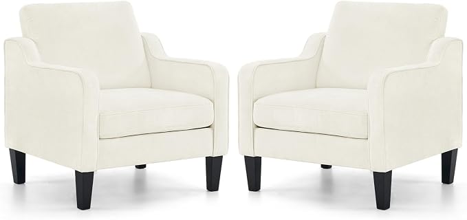 Cream White Chenille