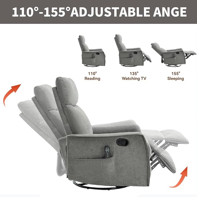 Grey + Metal & Wood + Fiber Foam and Polyester Fiber Pad-1