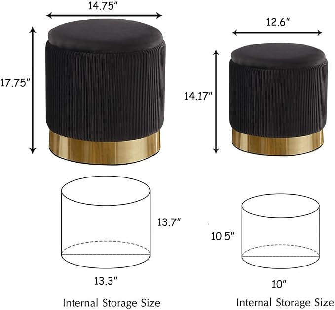 Black With Bottom Gold