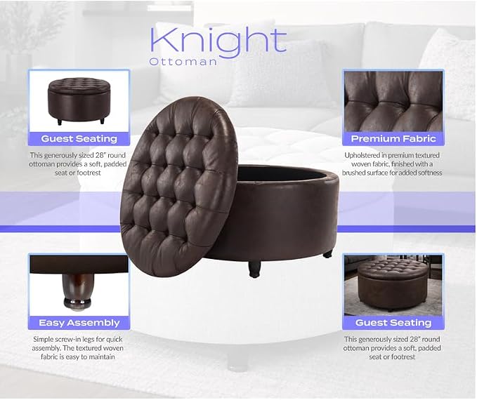 Brown Faux Leather