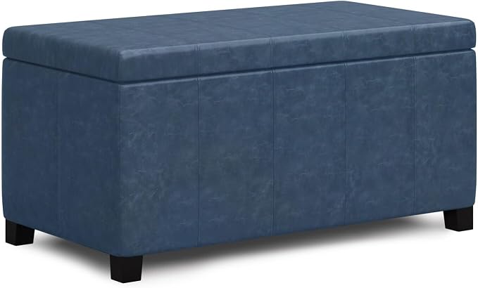 Denim Blue Leather