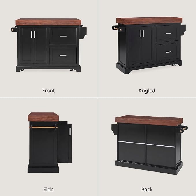 Black + Mdf + Rubber Wood