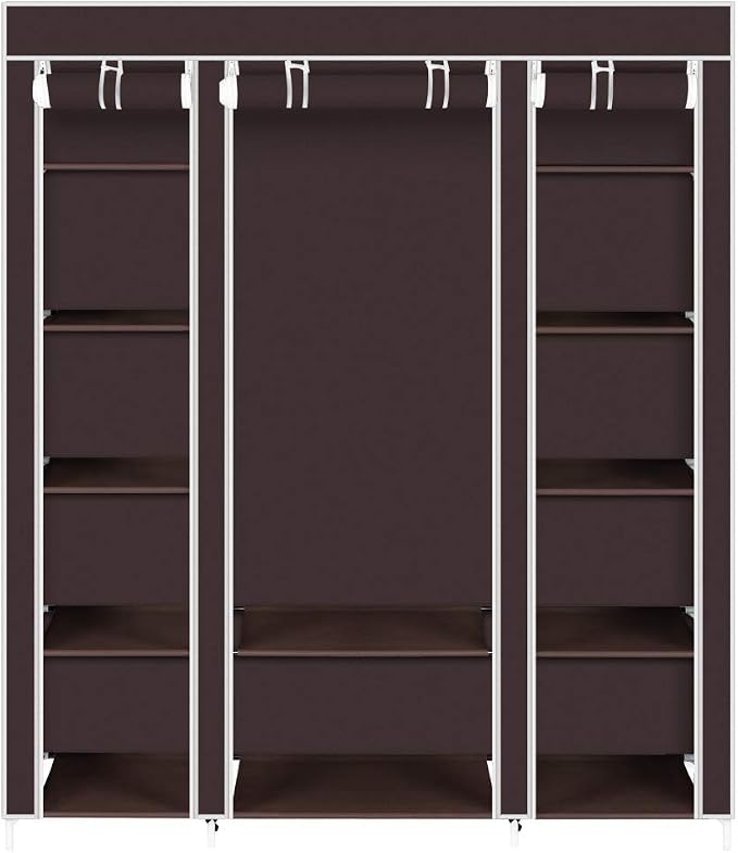150x45x175cm, Dark Brown-h