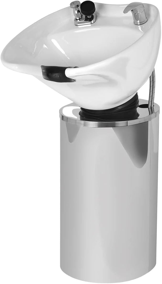 Silver Base with White Bowl