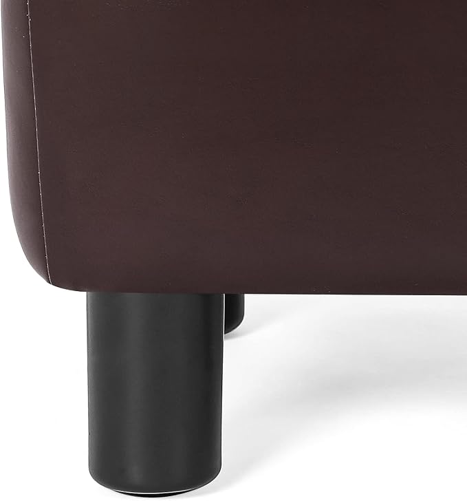 Rectangular, Dark Brown