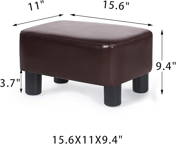 Rectangular, Dark Brown