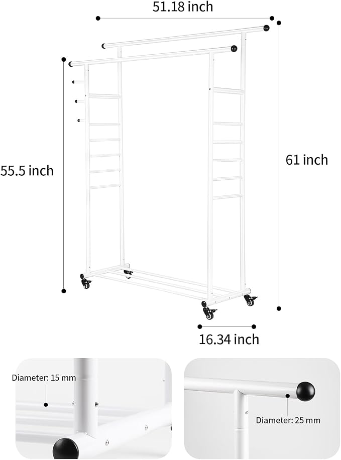 White (Double Rod)