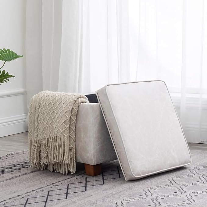 Distressed Tan Faux Leather