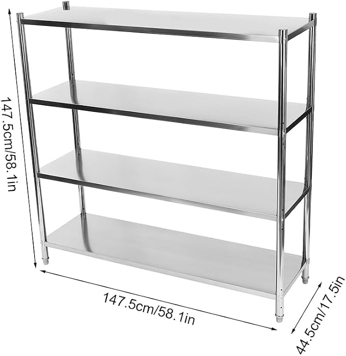 4 Tier 60x18.5x60 in 1320lbs