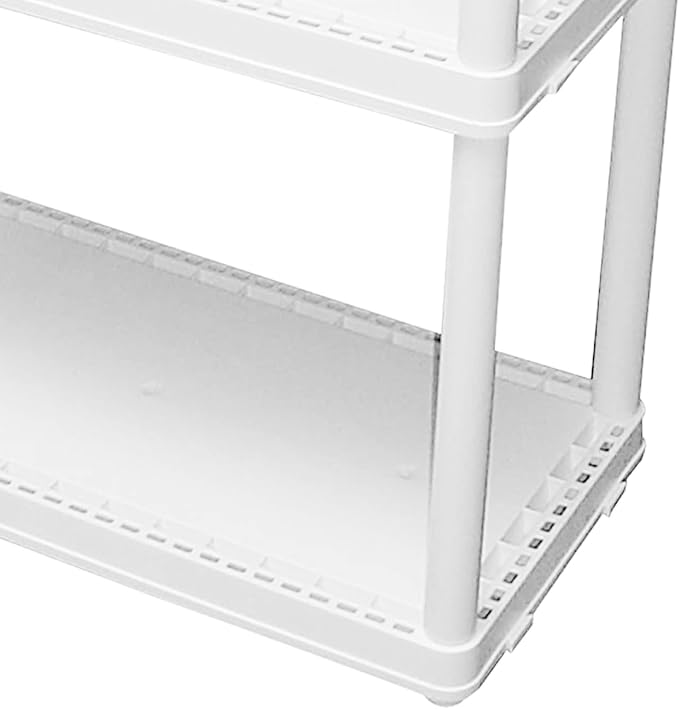 3 Shelf - White