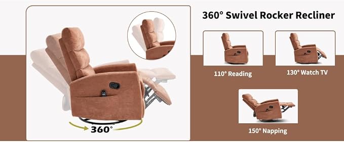 Orange + Metal & Wood + Fiber Foam and Polyester Fiber Pad