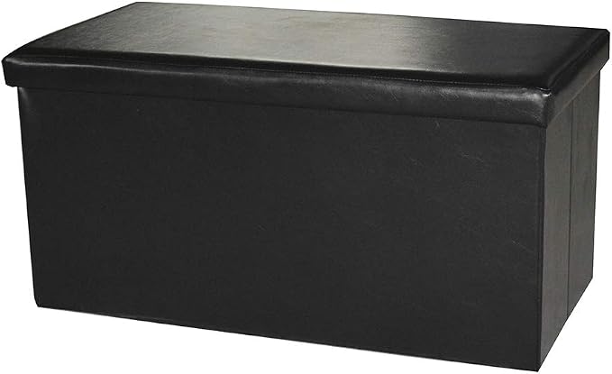 Black Ottoman Bench a