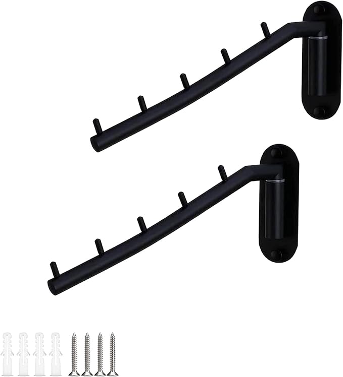10.24inch 2 PCS Hanger Rack - Black