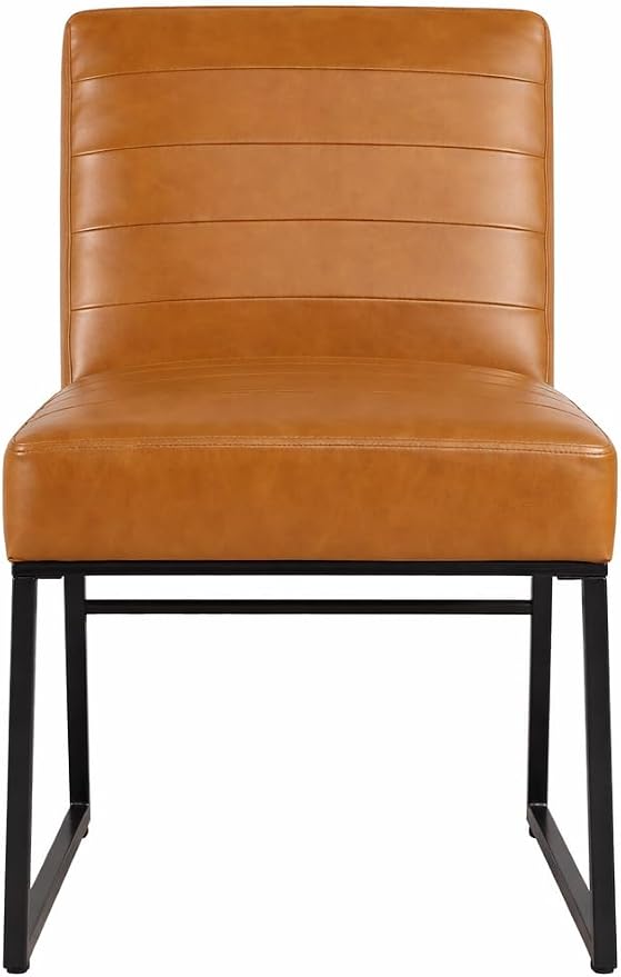Caramel Brown Faux Leather