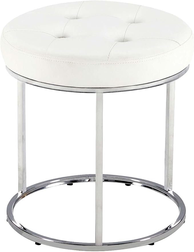 White/Silver Base/Pu Leather