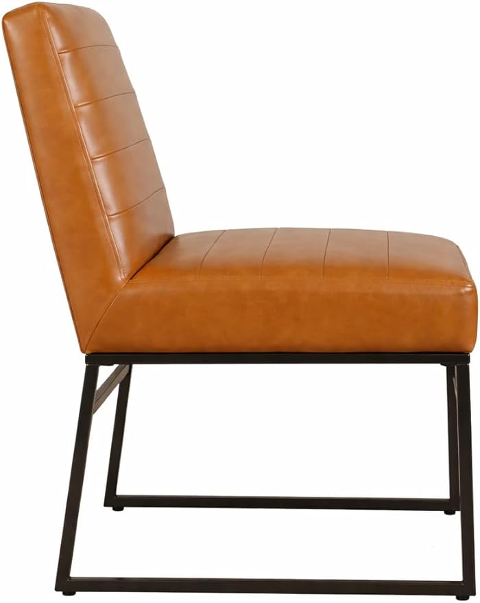 Caramel Brown Faux Leather