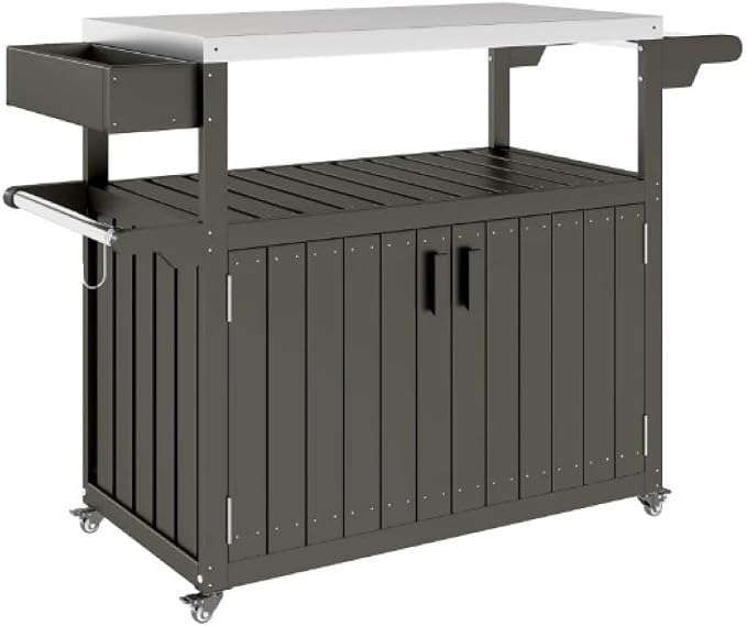 Dark Gray + Silver + Hdpe + Stainless Steel