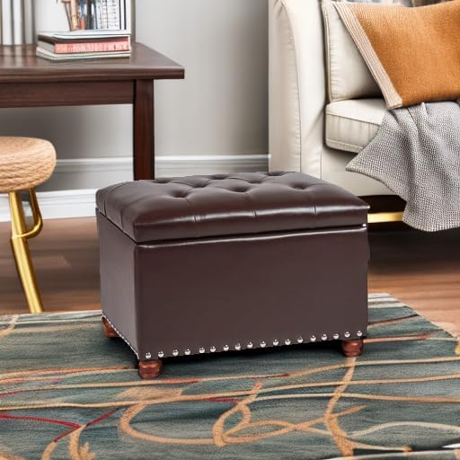 Dark Brown With Button