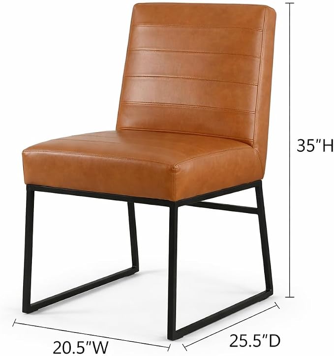 Caramel Brown Faux Leather