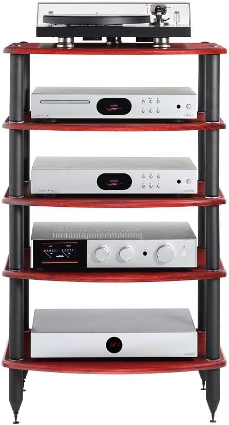 5 Shelf Rosenut Red