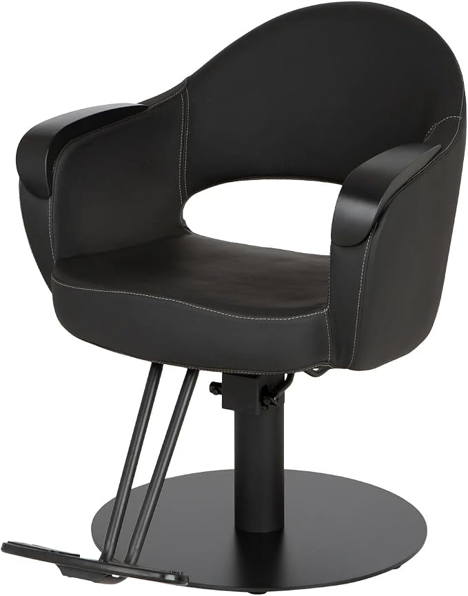 Black Flat Round Base