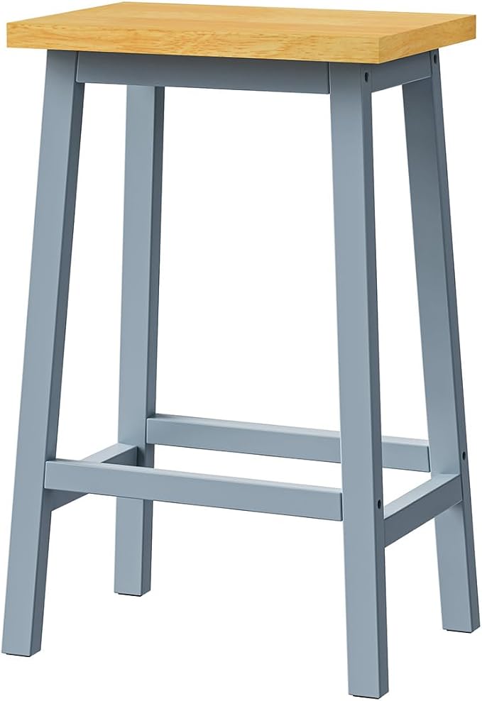 Bar Stools Grey Blue