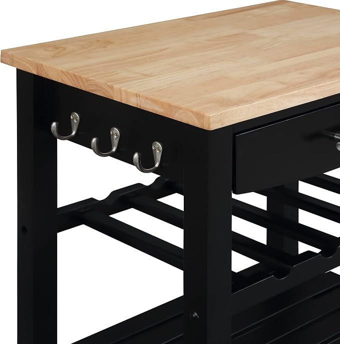 Black/Butcher Block