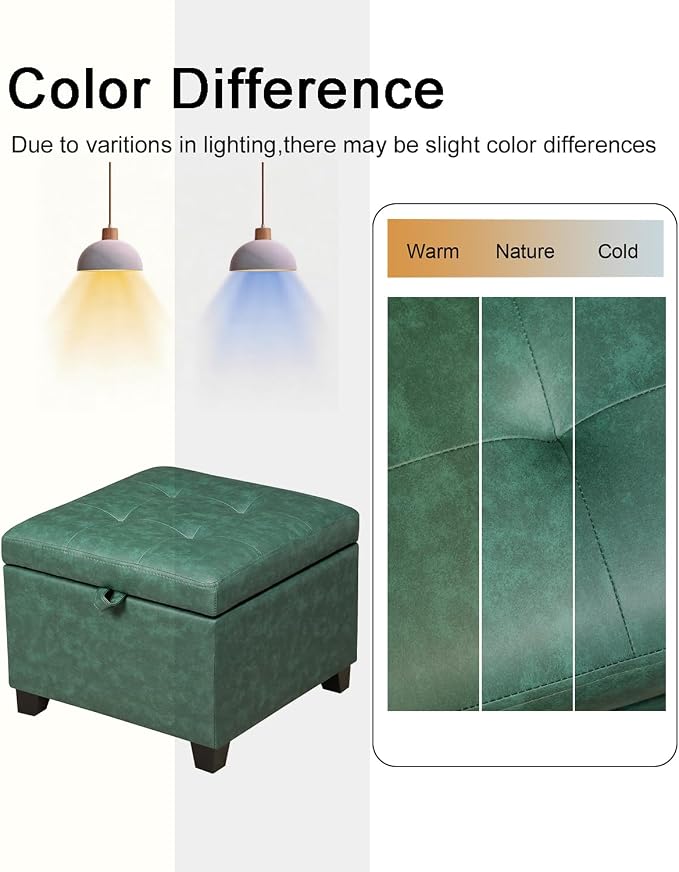 Style3 Green Faux Leather