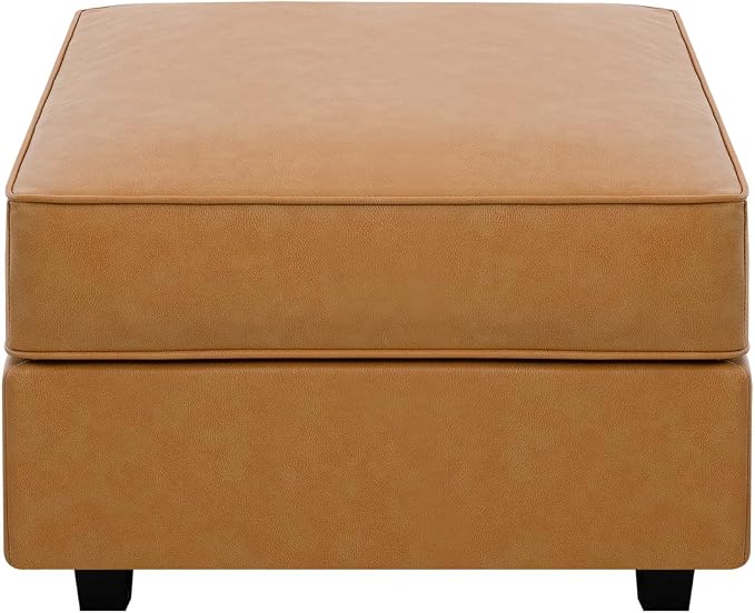 Caramel,air Leather,ottoman