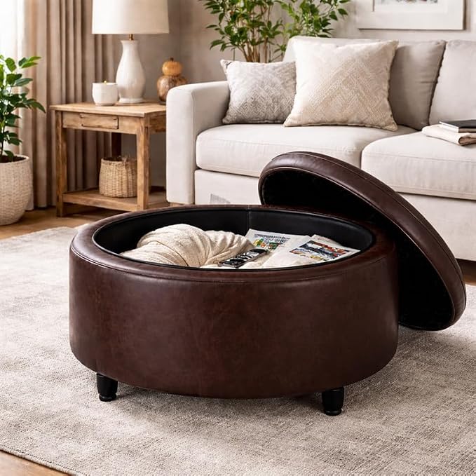 Brown Faux Leather