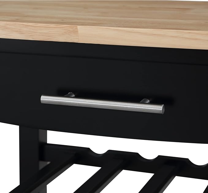 Black/Butcher Block