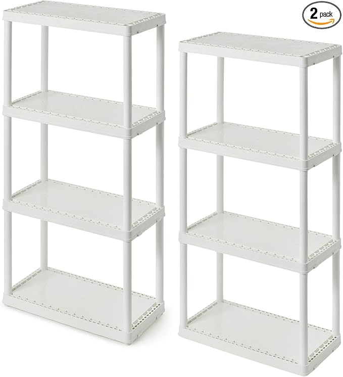 4 Shelf - White