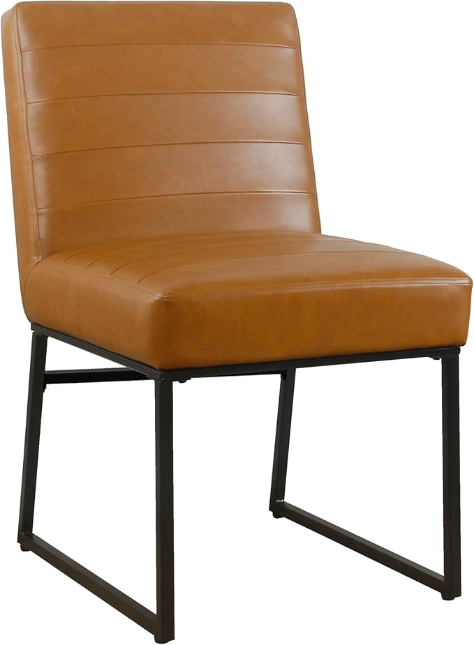 Caramel Brown Faux Leather