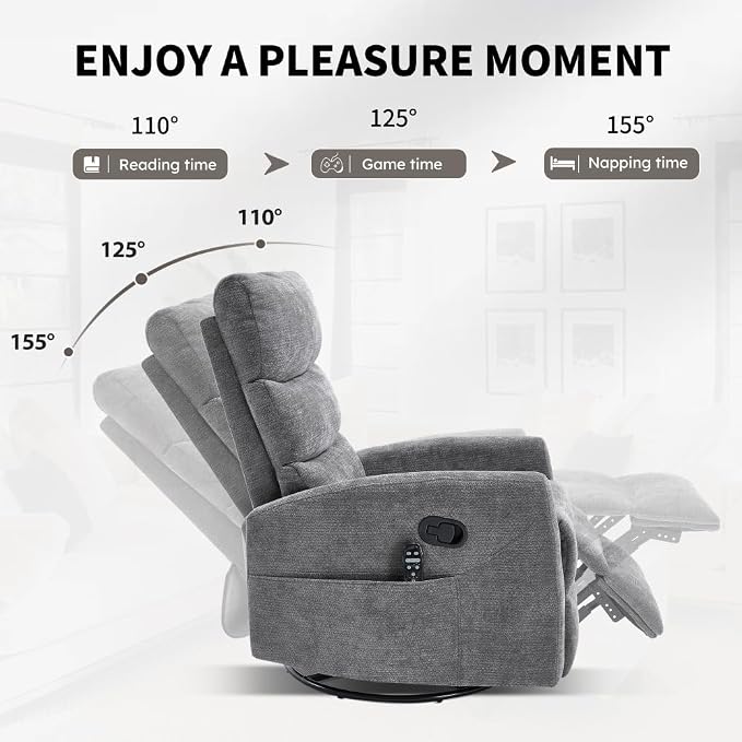 Grey + Metal & Wood + Fiber Foam and Polyester Fiber Pad-2