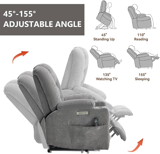 Light Gray + Chenille + Fiber Foam and Polyester Fiber Pad