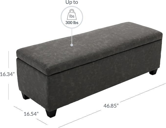 Rustic Gray/ Faux Leather