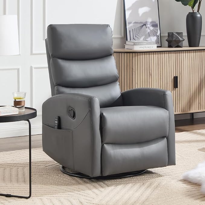 Grey + Metal & Wood + Fiber Foam and Polyester Fiber Pad