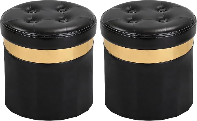 2pcs Pu Black