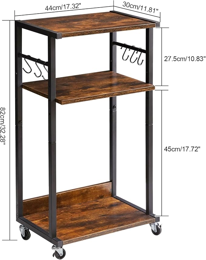 Rustic Brown-3 Tiers