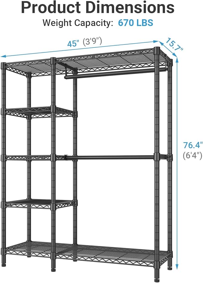Black Rack with Black Upgraded Cover