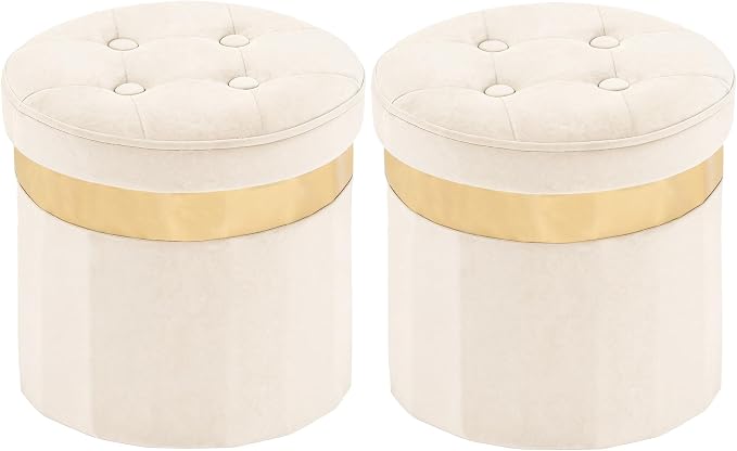 2pcs Velvet Beige