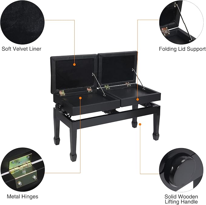 Black 2 Seat - Longer