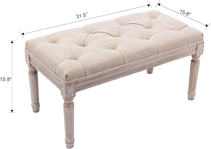 C- Entryway Bench; Beige
