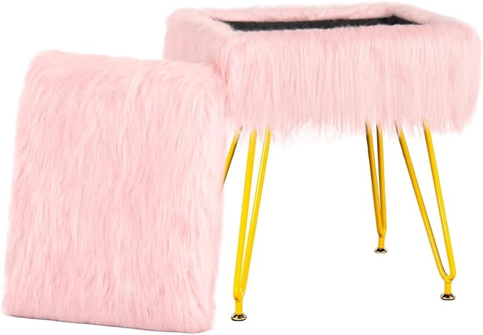 Rectangular-pink/Golden