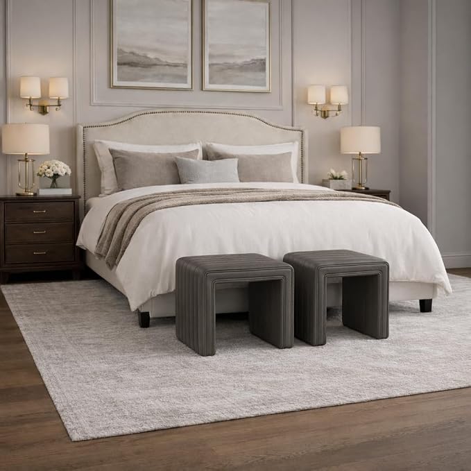 Pewter Gray Faux Leather