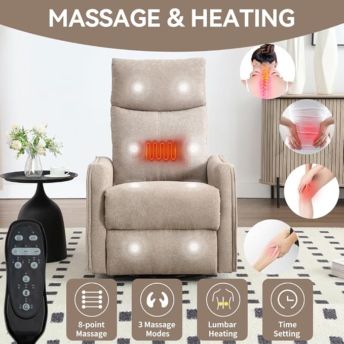Khaki + Metal & Wood + Fiber Foam and Polyester Fiber Pad