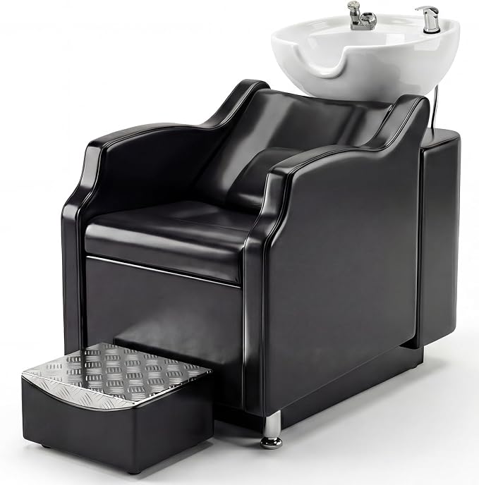 White Ceramic Shampoo Bowl