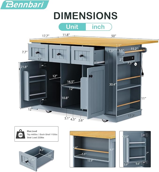 No Stools: Grey Blue